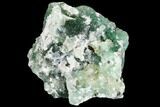 Green Fluorite & Druzy Quartz - Colorado #33373-1